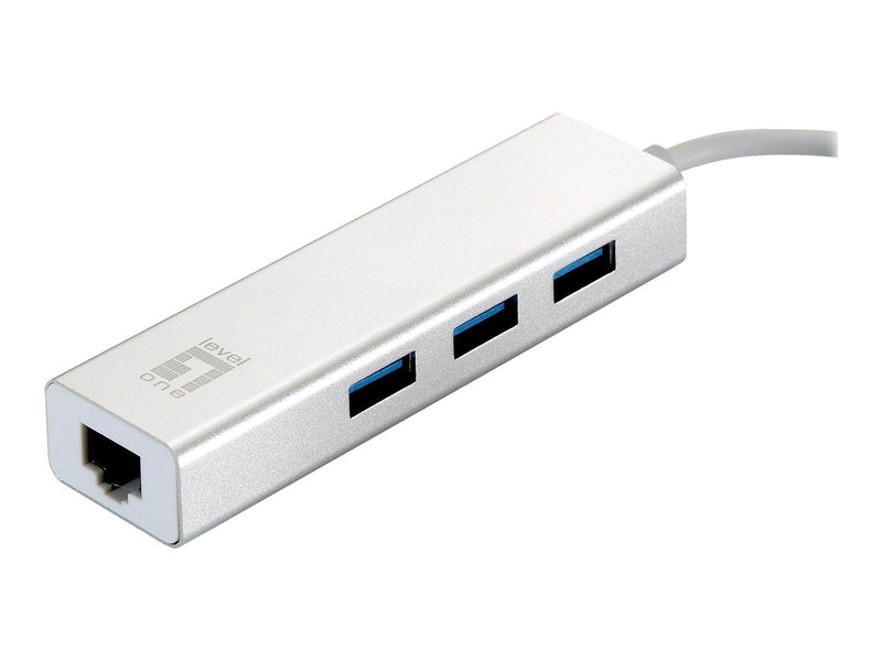 LevelOne USB-0504 - hub - 3 ports USB-Hubs - 3 - Weiß
