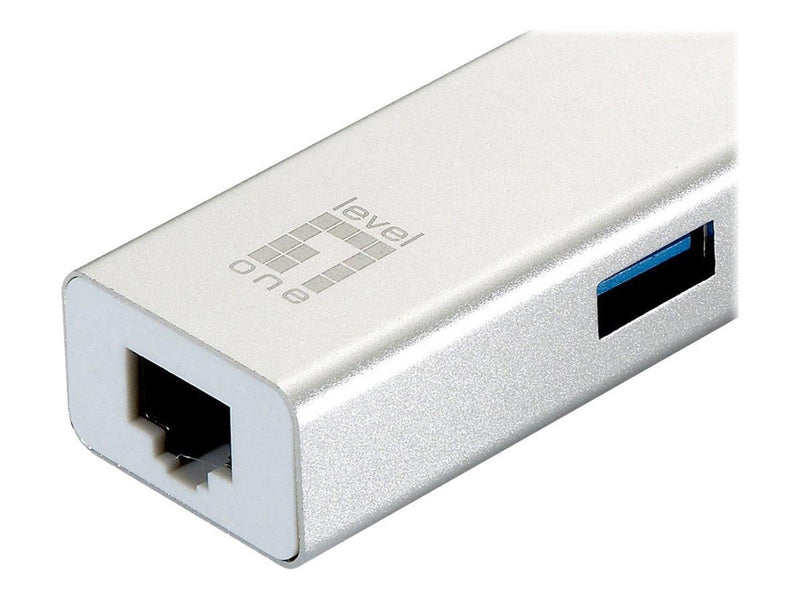 LevelOne USB-0504 - hub - 3 ports USB-Hubs - 3 - Weiß