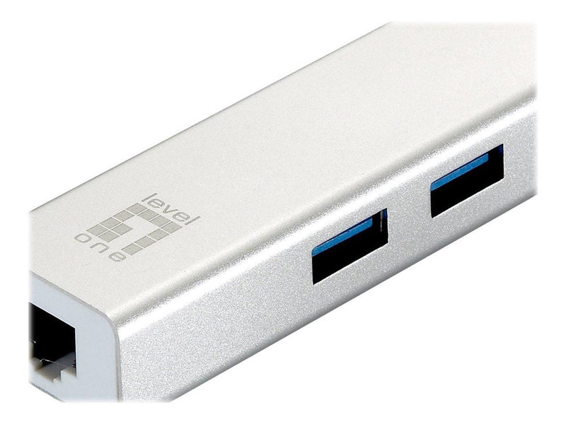 LevelOne USB-0504 - hub - 3 ports USB-Hubs - 3 - Weiß