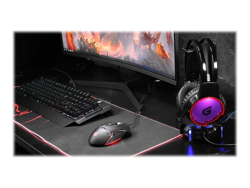 Conceptronics Conceptronic DJEBBEL 8 - mouse - USB - black silver - Maus (Silber)
