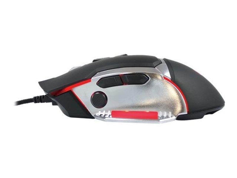 Conceptronics Conceptronic DJEBBEL 8 - mouse - USB - black silver - Maus (Silber)
