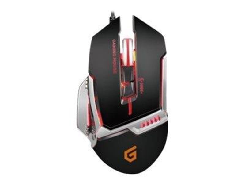 Conceptronics Conceptronic DJEBBEL 8 - mouse - USB - black silver - Maus (Silber)