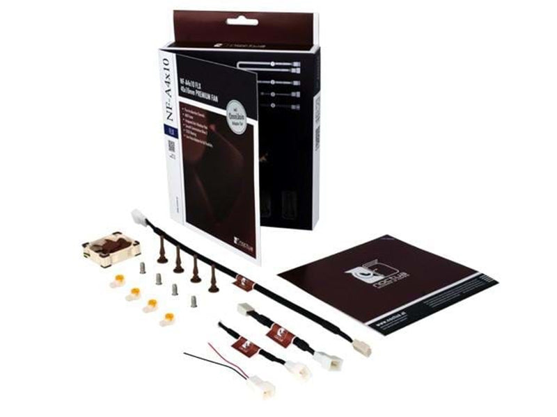 Noctua NF-A4x10 FLX - Gehäuselüfter - 40mm - Braun - 17 dBA