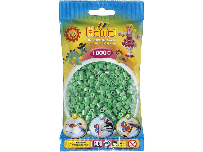 Hama Beads - Mint green 1000 pcs