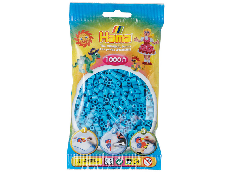 Hama Ironing beads - Azure Blue (049) 1000pcs.