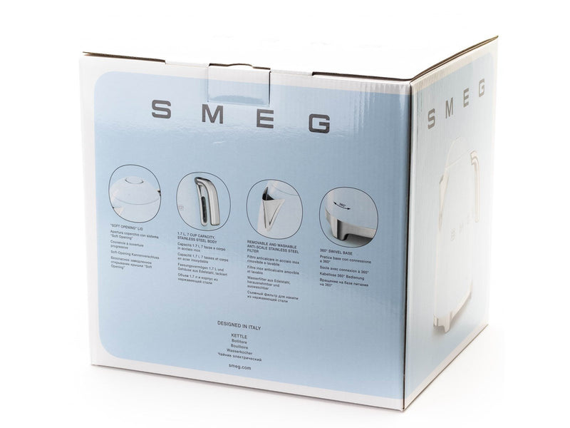 SMEG Wasserkocher 50's Style - Pastellblau - 2400 W