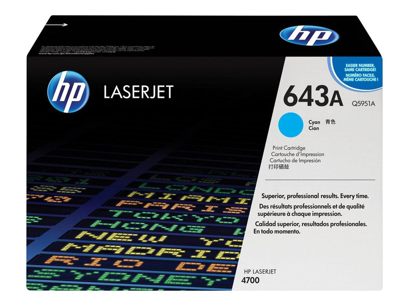 HP 643A / Q5951A - Laser Toner - Tonerpatrone Cyan