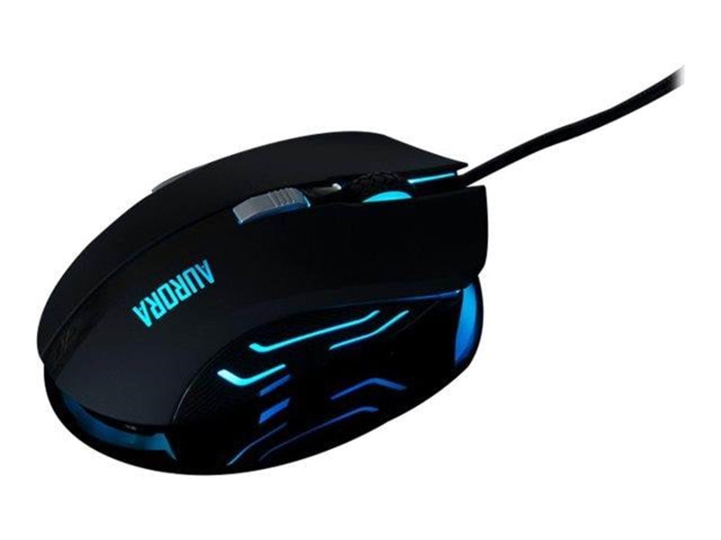 iBOX Aurora A-1 Optical Wired USB Mouse Gaming - Maus (Schwarz)