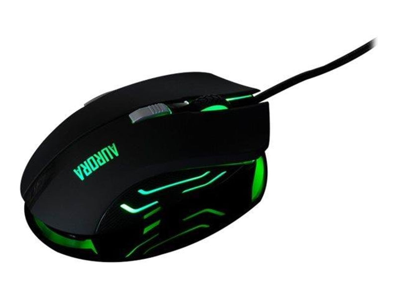 iBOX Aurora A-1 Optical Wired USB Mouse Gaming - Maus (Schwarz)