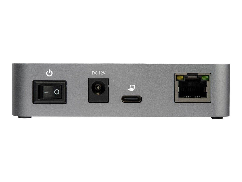 StarTech.com 3-Port USB-C Hub with LAN Port - 10Gbps - 2xA & 1xC - Powered - hub - 3 ports USB-Hubs - 3 - Grau