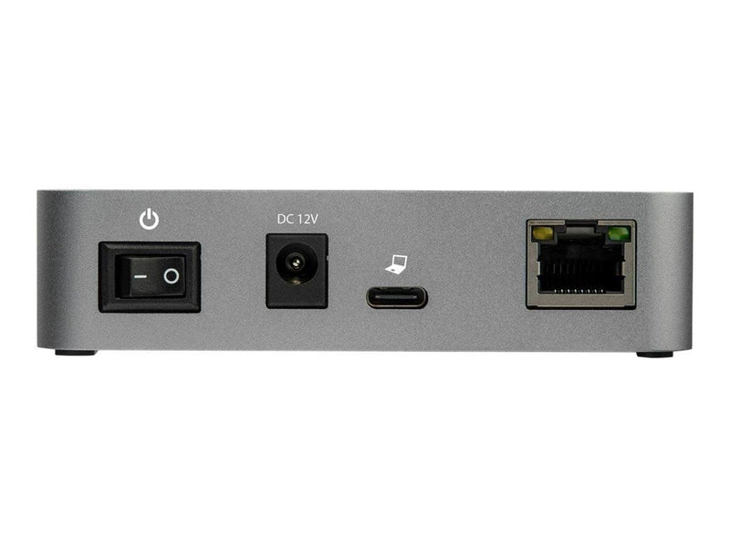 StarTech.com 3-Port USB-C Hub with LAN Port - 10Gbps - 2xA & 1xC - Powered - hub - 3 ports USB-Hubs - 3 - Grau