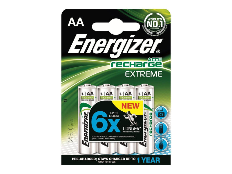 Energizer Recharge Extreme AA/2300 mAh (4-Pack)