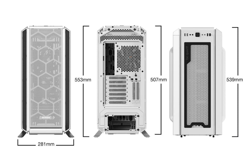 be quiet PC Gehäuse Silent Base 802 Window E-ATX weiß
