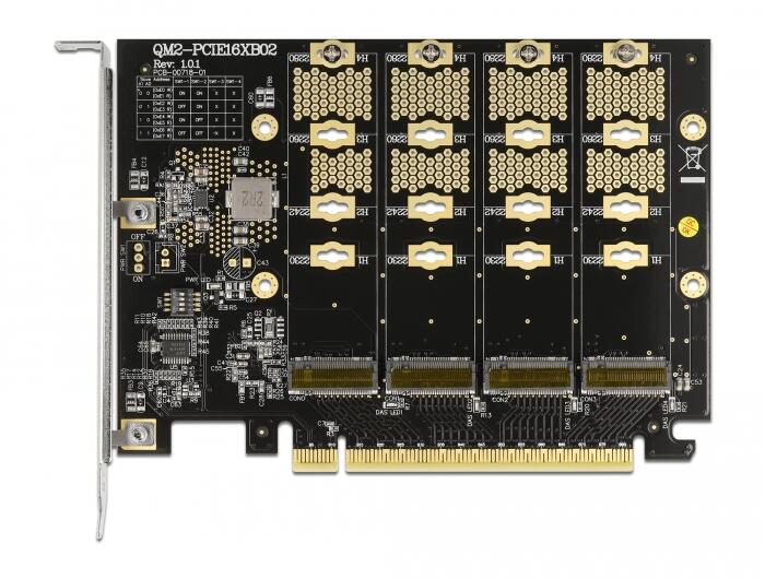 DeLOCK PCI Express x16 Karte zu NVMe M.2 Key M