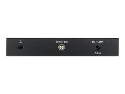 D-Link DGS-1100-08P EasySmart Switch - V2 - Switch - Smart - 8 x 10/100/1000 (PoE) - Desktop - PoE (64 W)