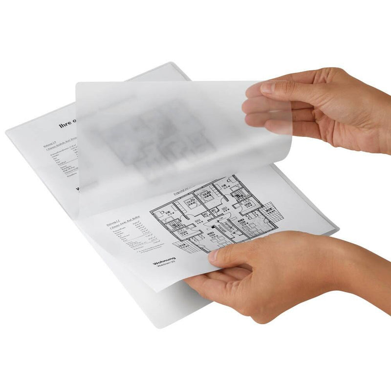HP Everyday Laminierfolien-Set glänzend für A4, A5, A6, Visitenkartenformat je 25x 80 micron