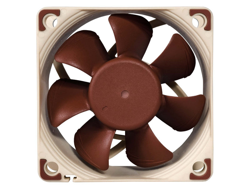 Noctua NF-A6x25 FLX - Gehäuselüfter - 60mm - Braun - 19 dBA