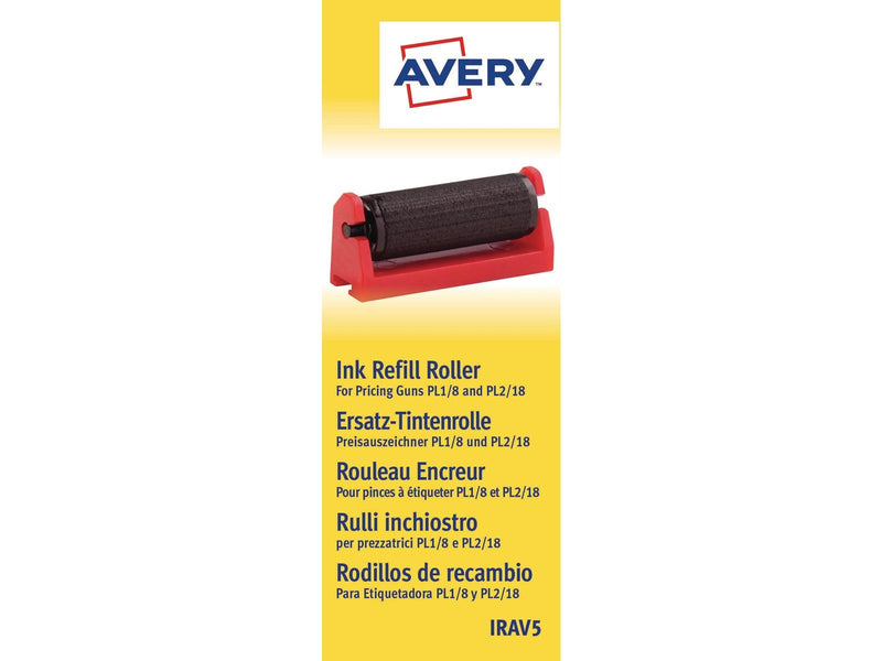 Avery Ink refill 5 pcs per pack black - Tintentrommel Schwarz