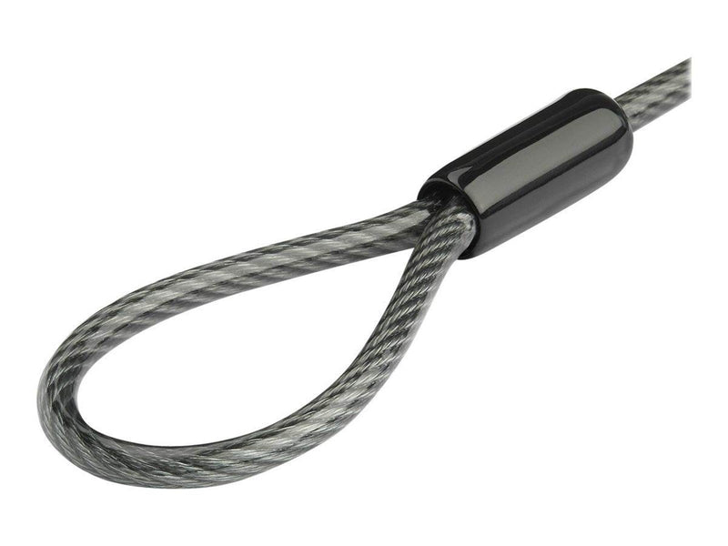 StarTech.com Laptop Cable Lock Expansion Loop - 6" / 15 cm Branch Cable & K-Slot Combination Lock - Computer Security Cable (BRN