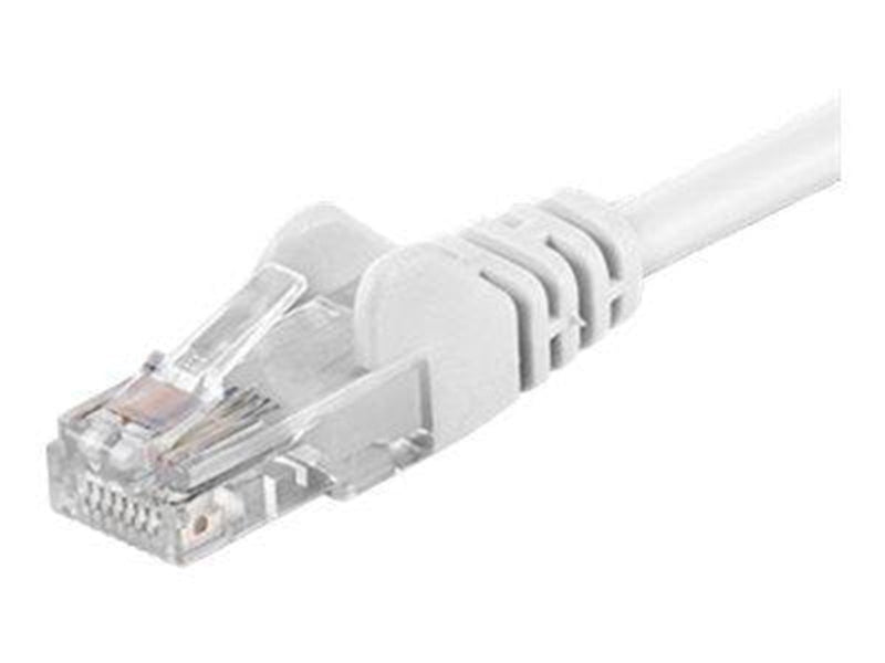 Pro goobay CAT 6 patch kabel, U/UTP - Weiß - 1 meter