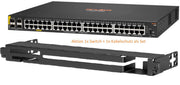 HPE Networking CX 6100 48G 4SFP+ Switch JL676A + HPE Networking X511 Kabelschutz JL742A