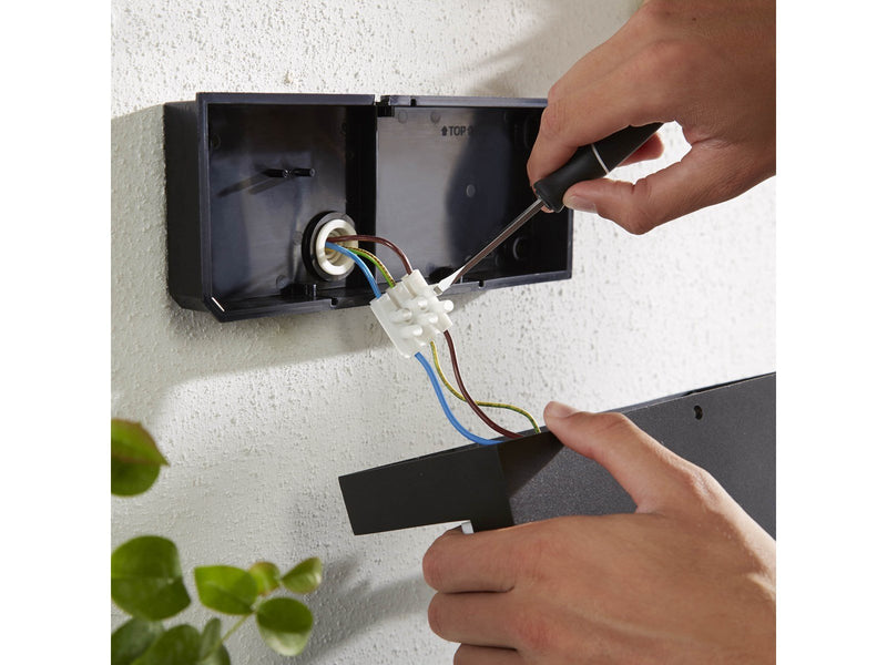Philips Hue Outdoor Nyro Wall Lantern - Black