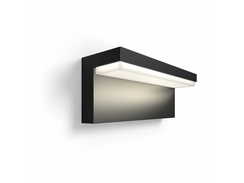 Philips Hue Outdoor Nyro Wall Lantern - Black