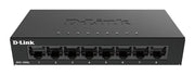 D-Link DGS-108GL/E Gigabit Desktop Switch mit Metallgehäuse, 5 Jahre Herstellergarantie