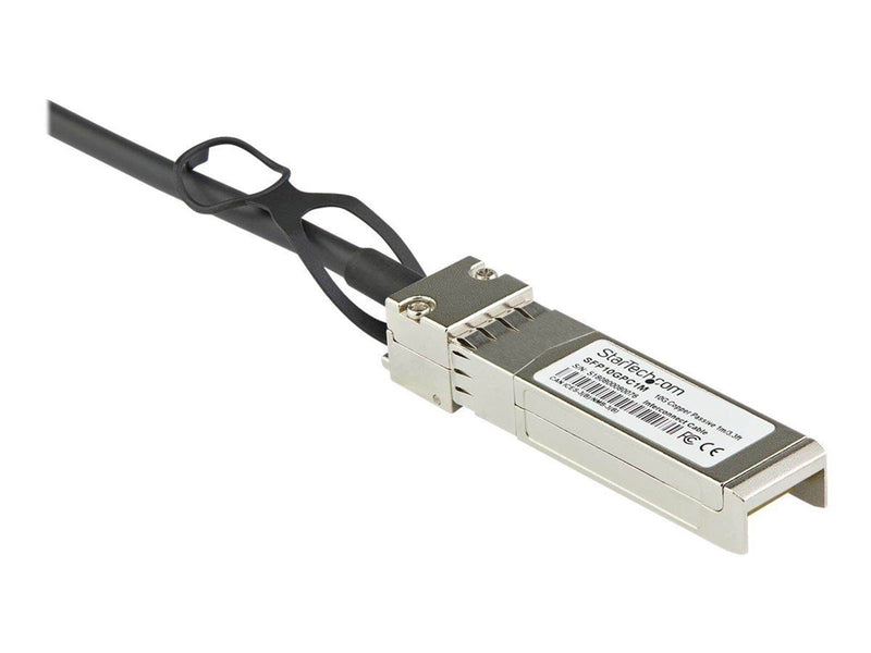 StarTech.com Dell EMC DAC-SFP-10G-3M Compatible SFP+ DAC Twinax Cable 3 m - 10GBase direct attach cable - 3 m - Schwarz - 3 mete
