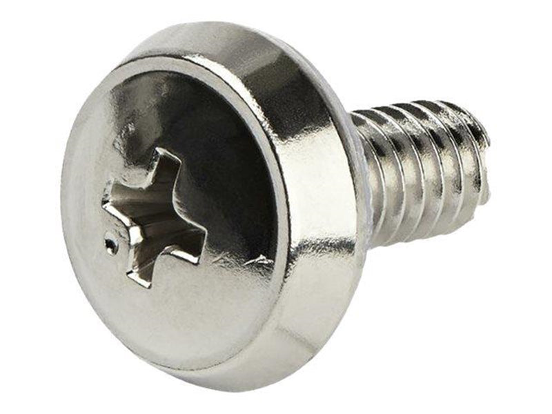 StarTech.com 12-24 Server Rack Screws - 50 pack - Nickel-plated rack screws