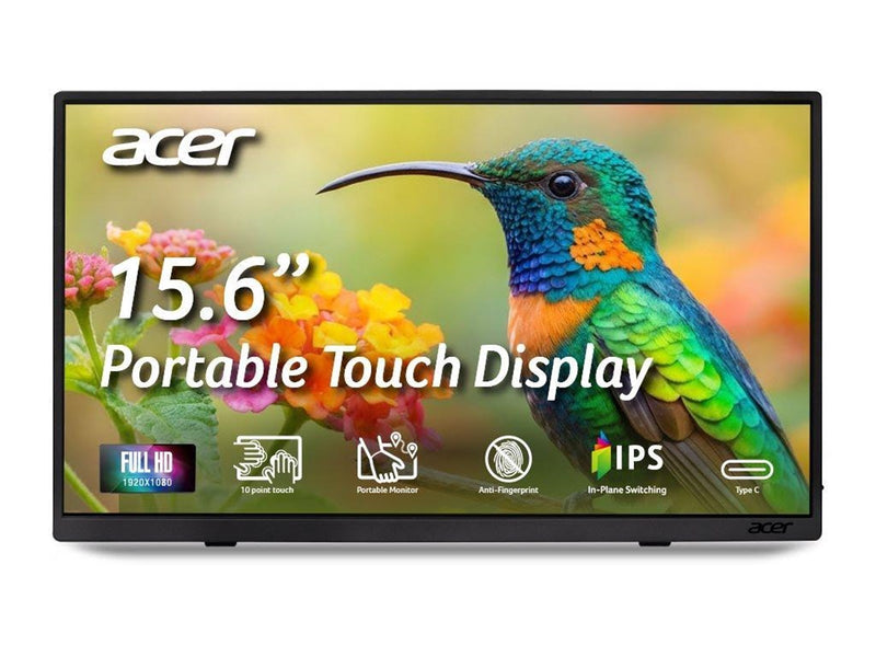 15.6" Acer PM161QT bmiuuux - PM1 Series - LCD monitor - Full HD (1080p) - 15.6" - HDR