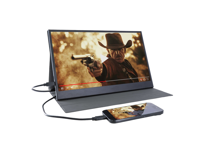 15.6" DENVER PMO-15604 - Portable monitor Full HD 1920x1080 - IPS - USB-C