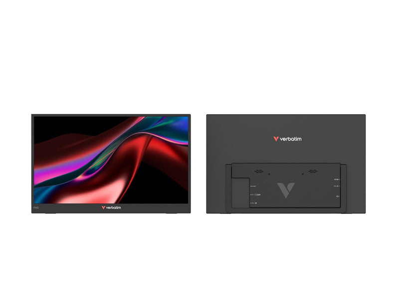 15.6" Verbatim Portable 15.6" FHD Dual Monitor Essentials