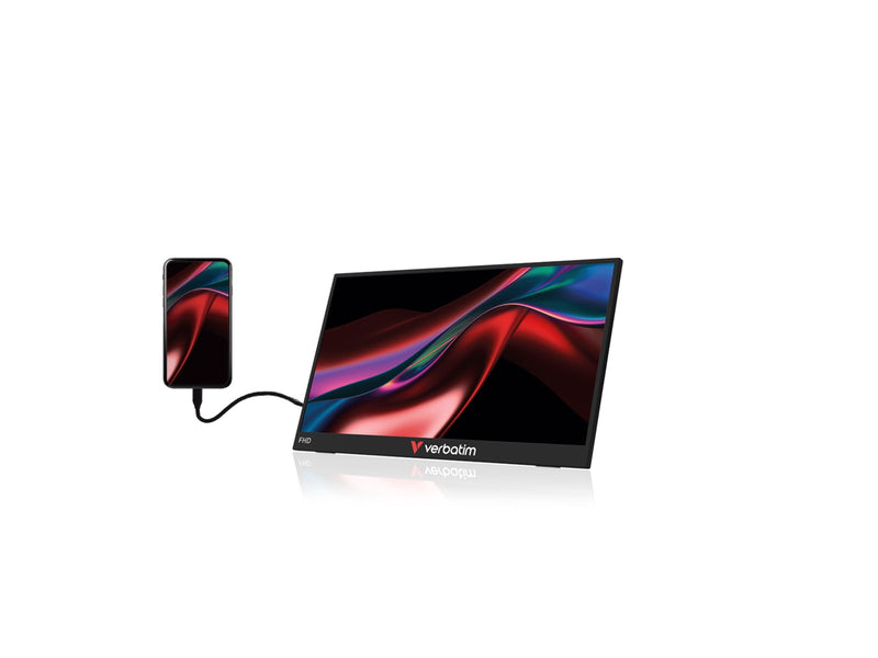 15.6" Verbatim Portable 15.6" FHD Touch Monitor LIGHT