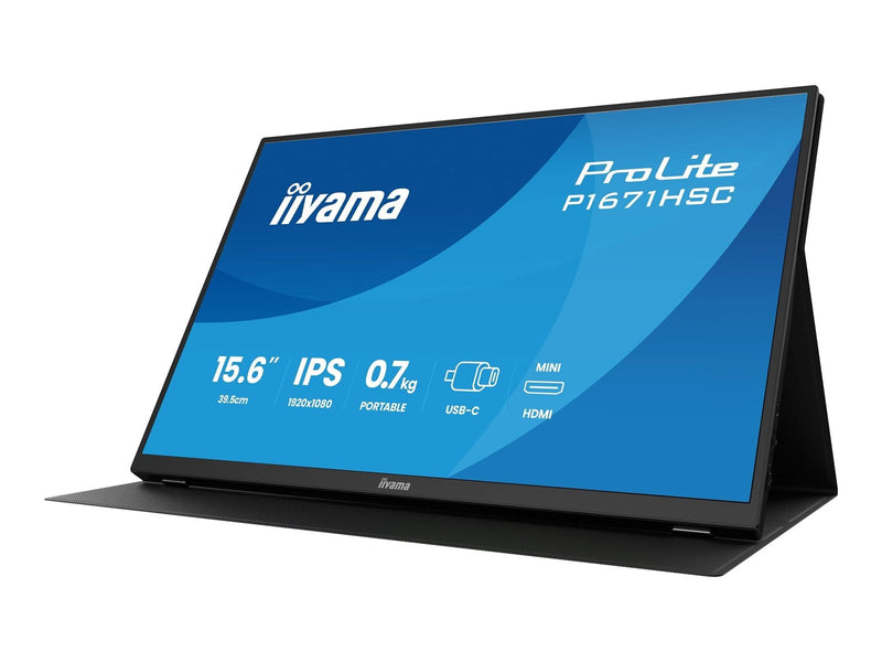 15.6" iiyama ProLite P1671HSC-B1 - LED monitor - Full HD (1080p) - 15.6"