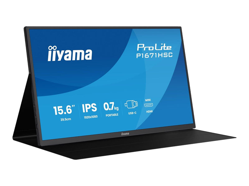 15.6" iiyama ProLite P1671HSC-B1 - LED monitor - Full HD (1080p) - 15.6"