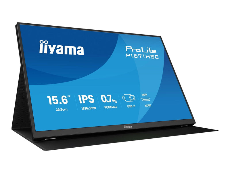 15.6" iiyama ProLite P1671HSC-B1 - LED monitor - Full HD (1080p) - 15.6"