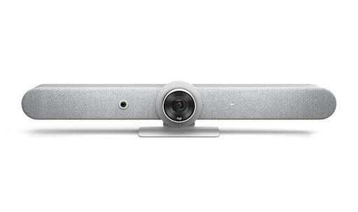 Logitech Rally Bar Mini erstklassige All-in-one-Videobar für kleine Räume weiß