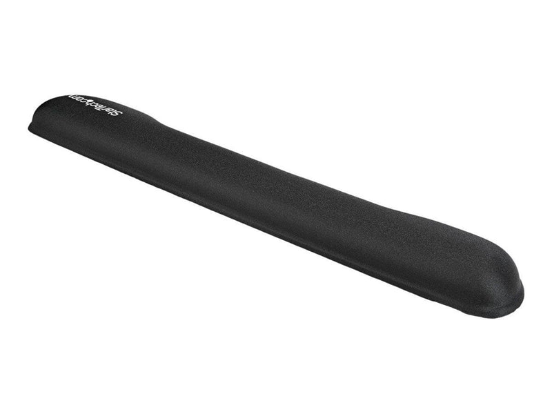 StarTech.com Foam Keyboard Wrist Rest - Ergonomic Wrist Support - Padded Keyboard Desk Cushion for Typing - Black Computer Hand