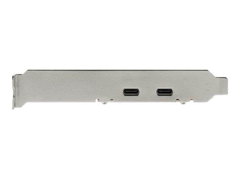 StarTech.com PCIe USB 3.1 Card - 2x USB C 3.1 Gen 2 10Gbps - PCIe Gen 3 x4 - ASM3142 Chipset - USB Type C PCI Express Card - USB