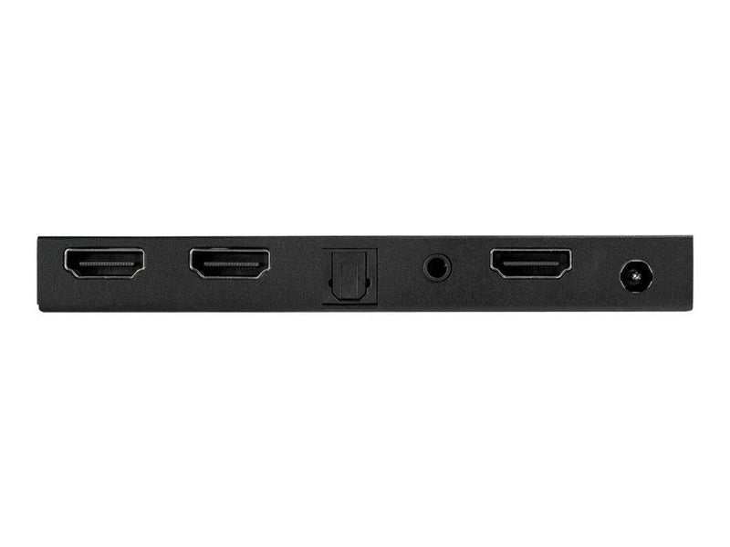 StarTech.com HDMI Splitter - 2 Port - 4K 60Hz with Built-In Scaler - video/audio splitter - 2 ports