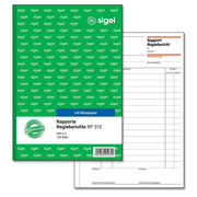 sigel Rapport/Regiebericht Formularbuch RP510 - 1 x 100 Blatt