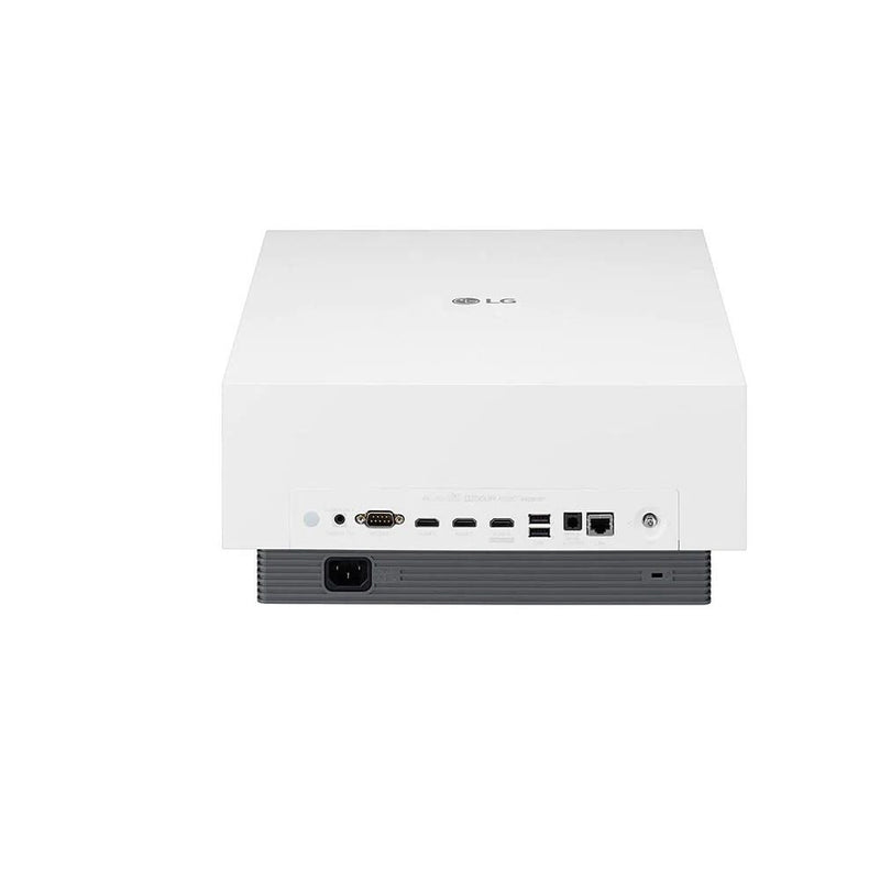 LG HU810PW Forte CineBeam Laser Heimkino Beamer 2700 ANSI Lumen + eSmart Expert X-Type Ultralightweight Stativ Leinwand