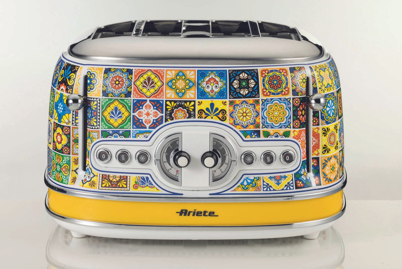 Ariete Vintage 4-Schlitz-Toaster - Positano Design