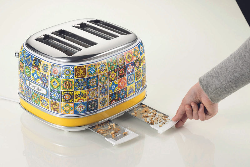 Ariete Vintage 4-Schlitz-Toaster - Positano Design