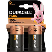DURACELL Batterien PLUS Mono D 1,5 V - 2 Stück