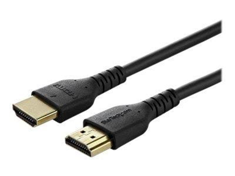 StarTech.com High Speed HDMI Cable With Ethernet - Heavy Duty - Premium Certified 4K HDMI 2.0 Cord (RDHMM2MP) - HDMI with Ethern