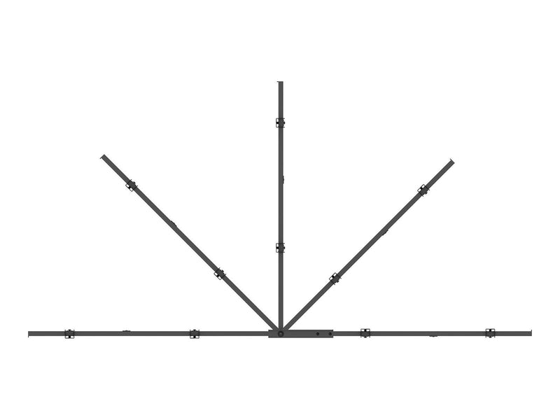 Multibrackets M Universal Swing Arm 180 Degrees Black 25 kg 47" 100 x 100 mm