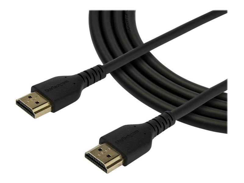 StarTech.com HDMI 2.0 Cable - Premium 4K 60Hz High Speed HDMI Cord with Ethernet - For Computer Monitor or TV (RHDMM1MP) - HDMI