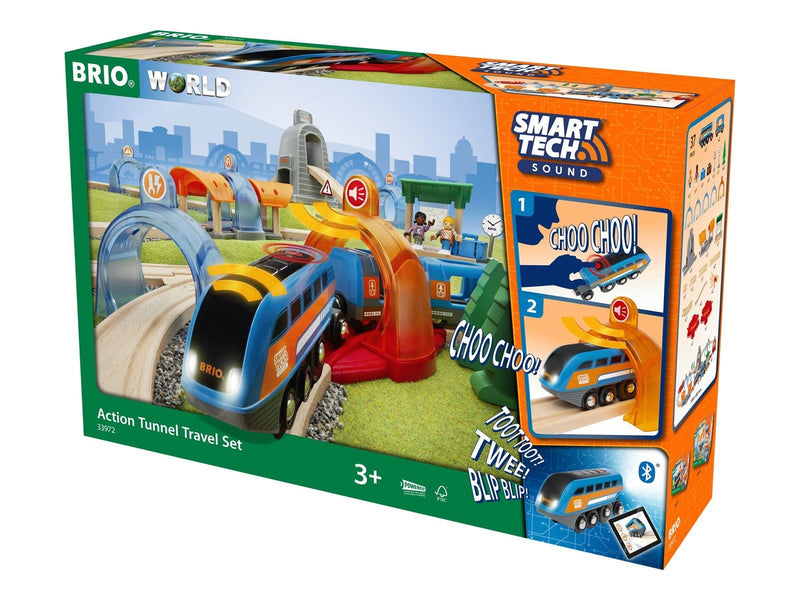 Brio Action Tunnel Travel Set (Smart Tech Sound)